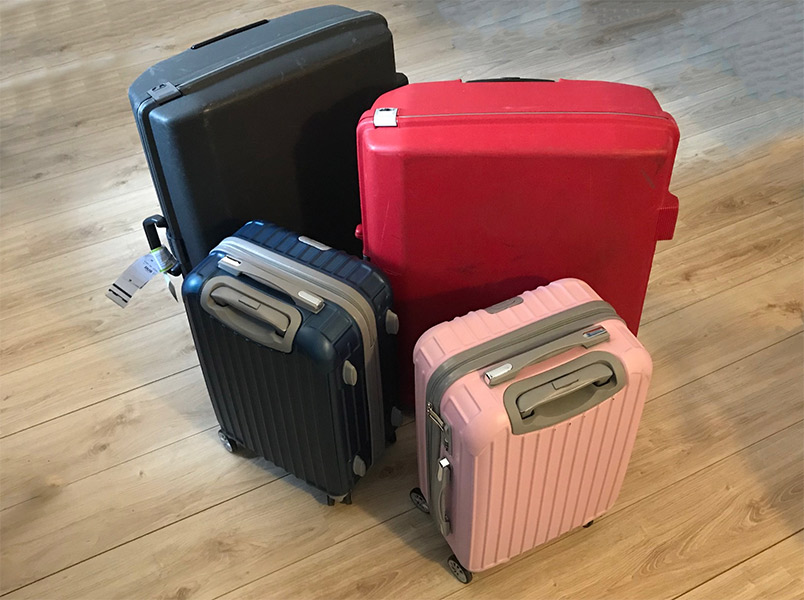 Koffers op vakantie