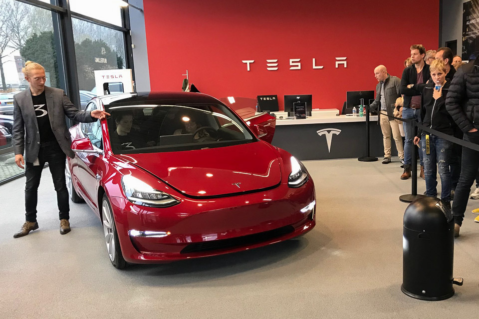Tesla Model 3 in Duiven