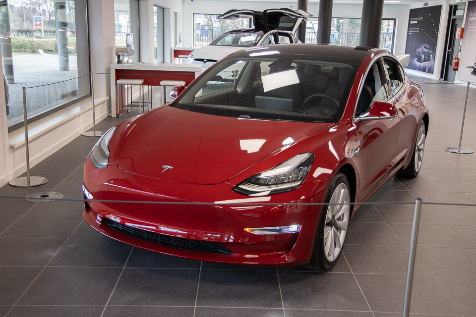 Tesla Model 3 in Eindhoven