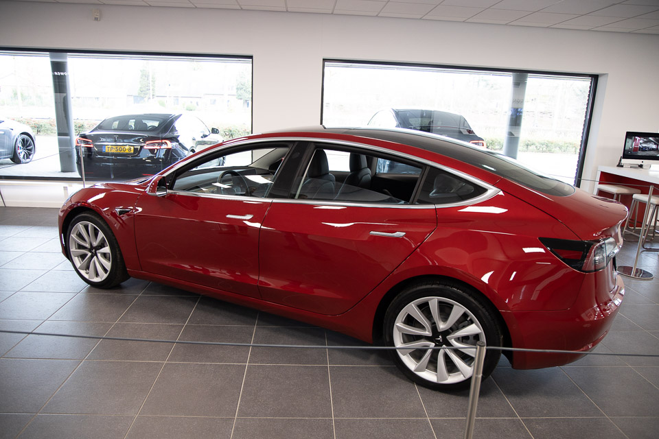 Tesla Model 3 in Eindhoven