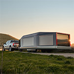 Caravan met eigen aandrijving voor achter je elektrische auto