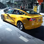 Video: Tesla Model 3 als New York taxi